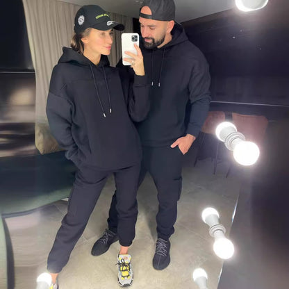 Women's sports hoodie set with high-quality details and comfortable pants Chic und Stil