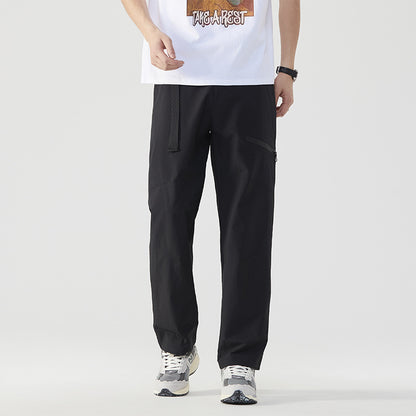 Functional Outdoor Pants for Men with Chic and Stylish Breathable Inserts