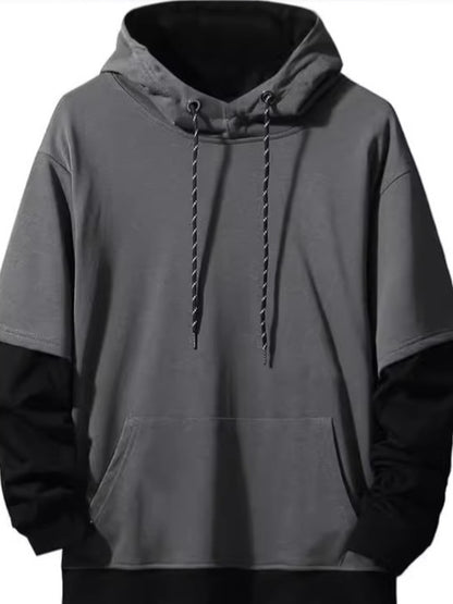 Sweat-shirt à capuche pour hommes au design moderne Chic und Stil