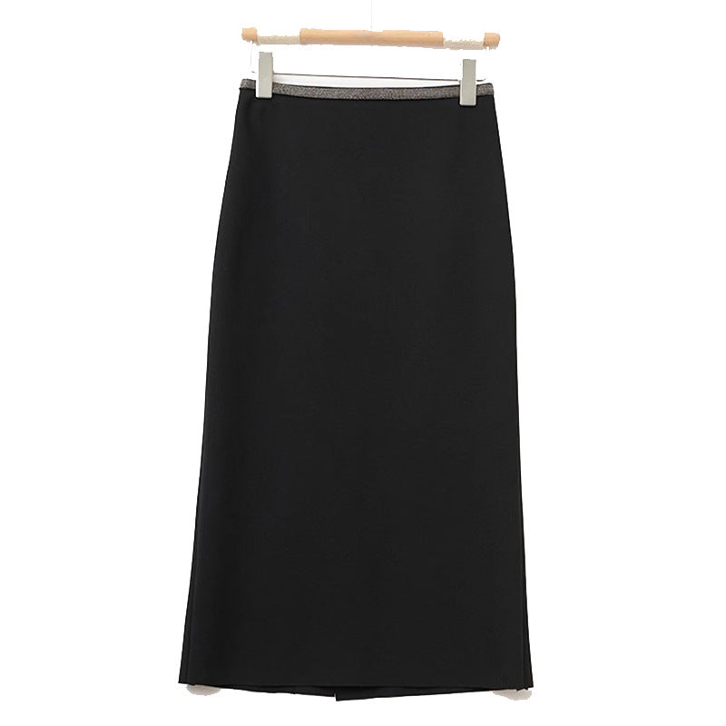 Jupe maxi élégante pour femme avec ceinture texturée Chic und Stil