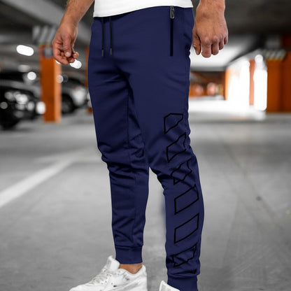 Functional sports pants for men with zippered pockets on the sides and a modern design Chic und Stil