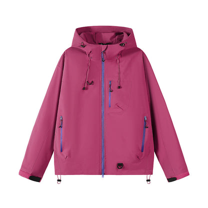 Functional jacket for men with adjustable hood and practical zippered pockets Chic and Style