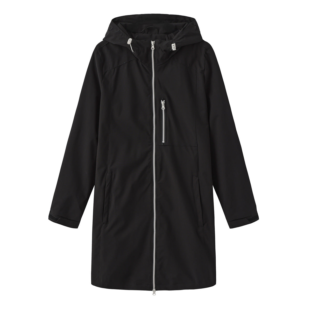 Functional women's jacket with adjustable hood Chic and Style