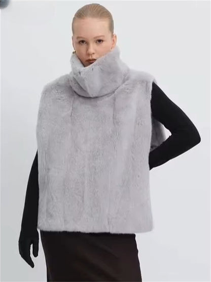 Dames Élégante et douillette Gilet Chic und Stil