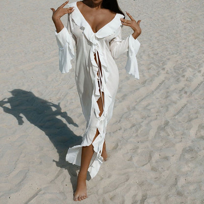 Robe de plage bohème décontractée pour dames Chic und Stil