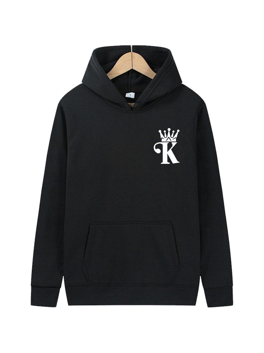 Dames hoodie avec col de haute qualité et design classique de logo Chic und Stil