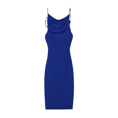 Robe moulante à volants pour femmes avec bretelles réglables Chic und Stil