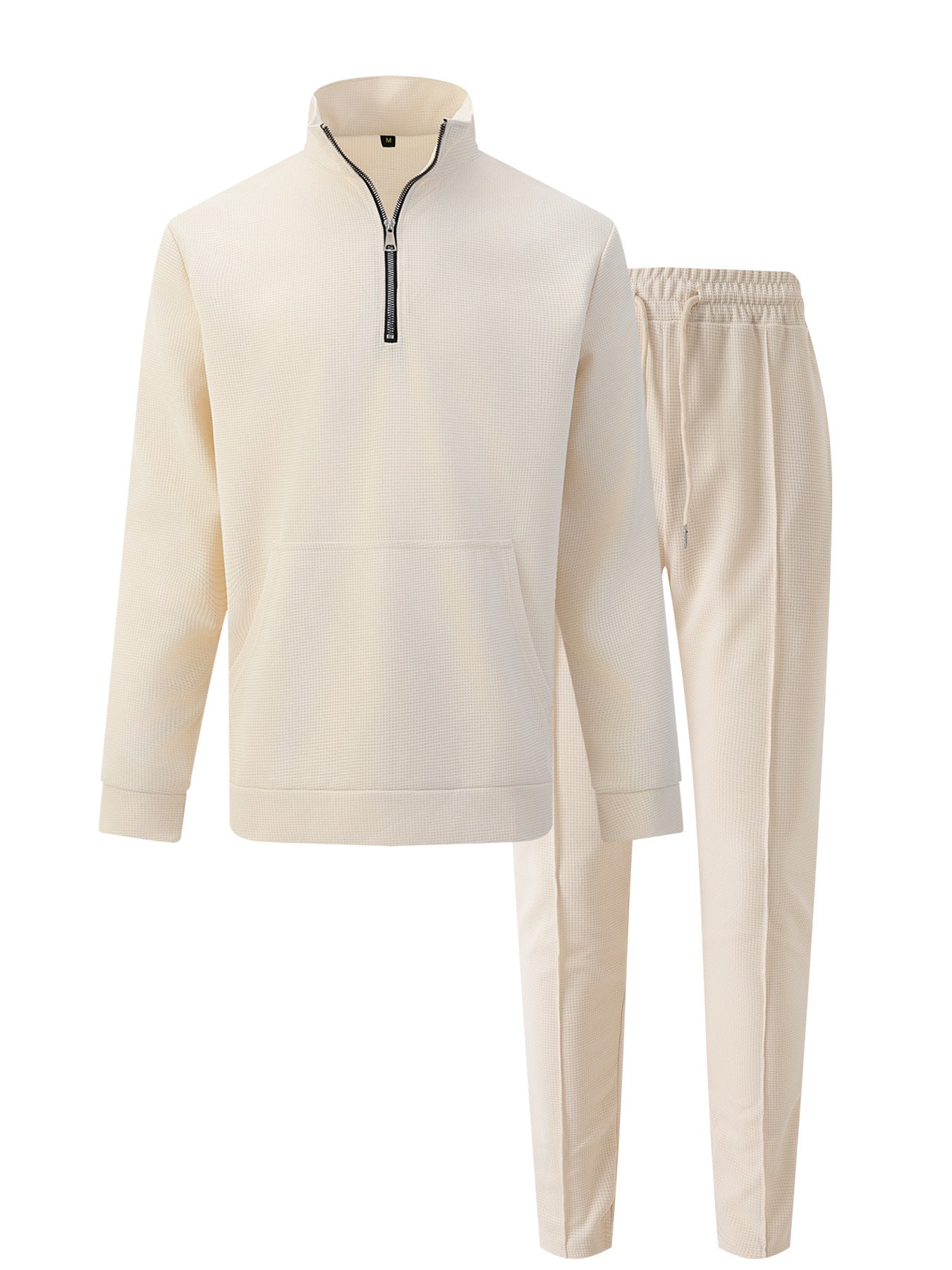 Men's sporty zip-up sweatshirt with comfortable jogger pants Chic and Style