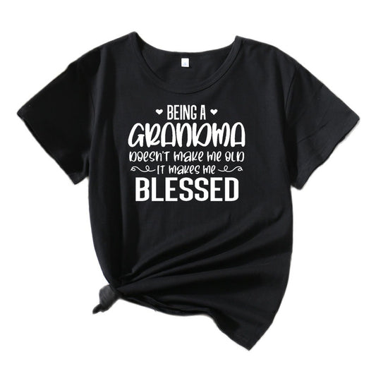 T-shirt graphique décontracté pour femmes Chic und Stil 1751262433
