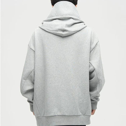Femmes Pull à capuche oversized décontracté avec col montant Chic und Stil