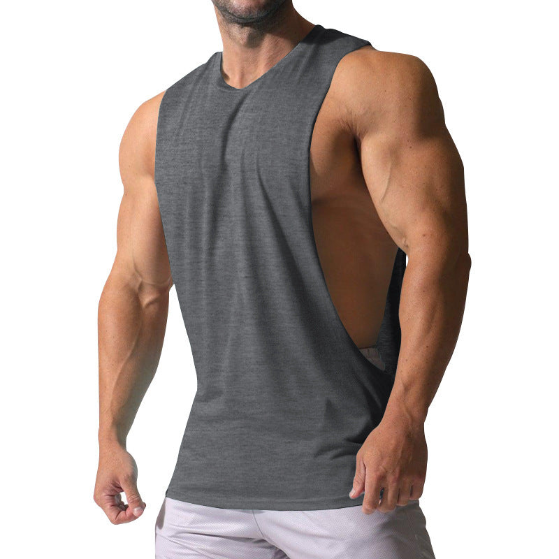 Chemise de sport sans manches pour hommes avec décolleté profond dans le dos et matériau respirant Chic und Stil