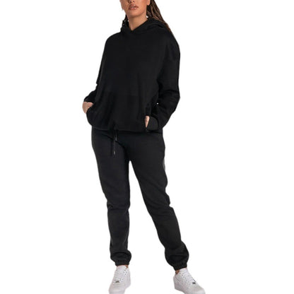 Dames confortable ensemble de hoodie en polaire et de pantalons de jogging Chic und Stil