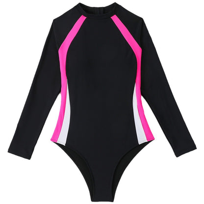 Maillot de bain à manches longues sportif pour dames avec inserts colorés Chic und Stil