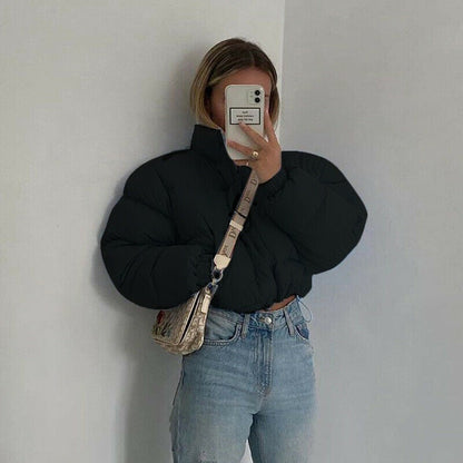 Dames doudoune d'hiver avec capuche Chic und Stil