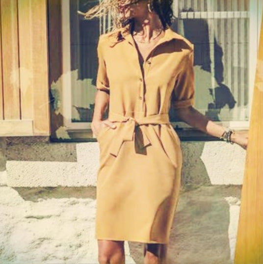 Robe chemise utilitaire de loisirs pour femmes Chic und Stil