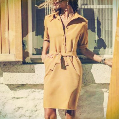 Robe chemise utilitaire de loisirs pour femmes Chic und Stil