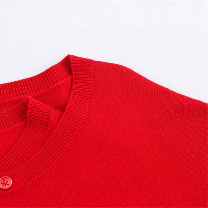 Pull-over enveloppant pour femmes avec détail de bouton et coupe moderne Chic und Stil