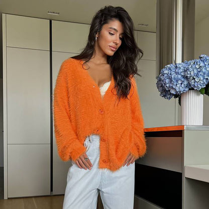 Dames Cardigan douillet et stylé Chic und Stil