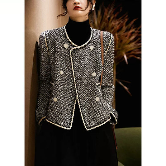 Veste femme texturée à double boutonnage Chic und Stil