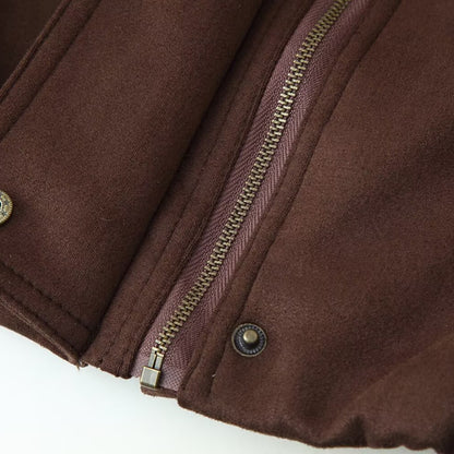 Dames élégante veste matelassée à col montant Chic und Stil