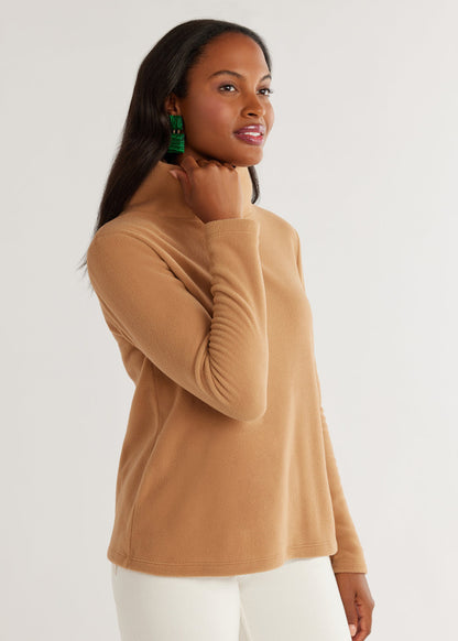 Pull à col roulé en polaire élégant pour femmes Chic und Stil