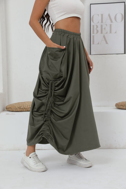 Airy maxi petticoat for women with drawstring and pockets Chic and Style