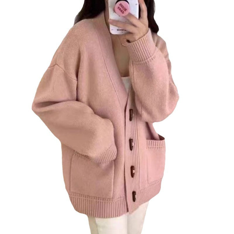 Dames Gilet confortable en tricot avec boutons modernes et poches Chic und Stil