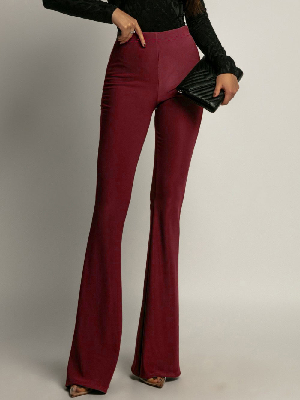 High-waisted flared pants for ladies Chic und Stil