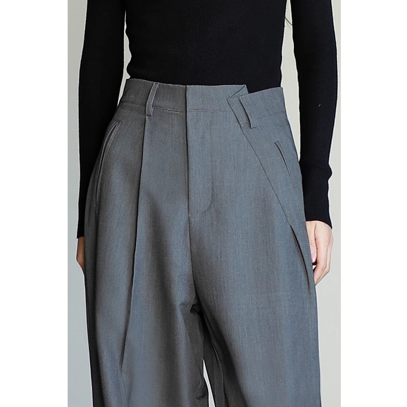 Wide high-waisted custom pants for women Chic und Stil 1750846961