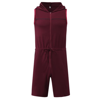 Costume sans manches pour homme avec capuche et cordon de serrage pratique Chic und Stil