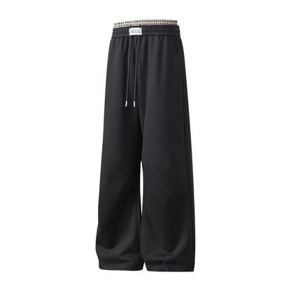 Relaxed fit leisure pants for men in breathable cotton blend with elastic waistband and side pockets Chic and Style