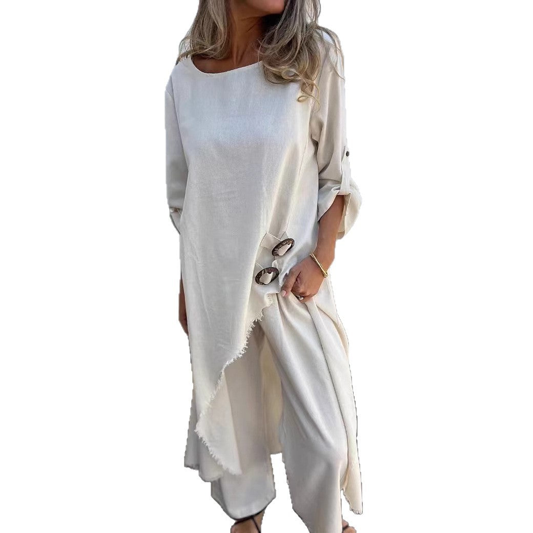 Robe midi décontractée pour femmes Chic und Stil