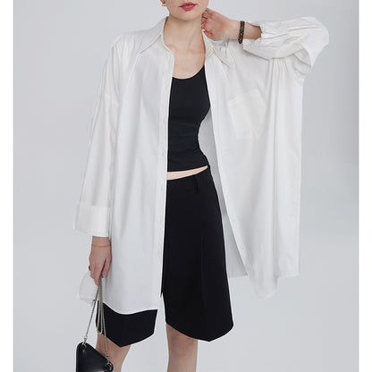 Chemise surdimensionnée à bouton pour femmes Chic und Stil