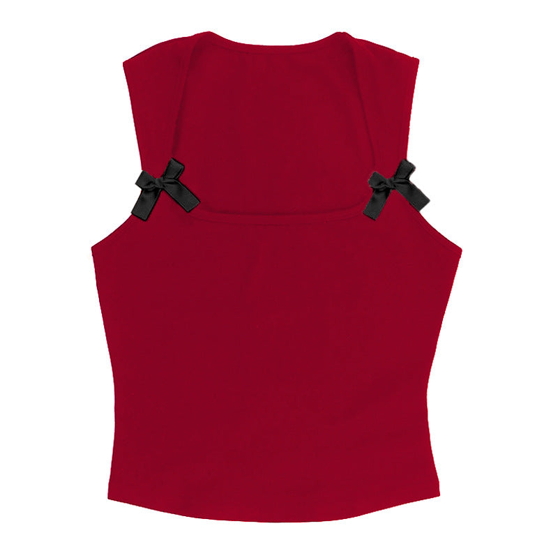 Dames Élégant Top avec Détail de Noeud Chic und Stil