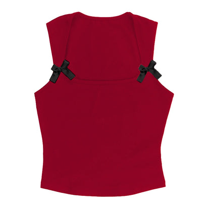 Dames Élégant Top avec Détail de Noeud Chic und Stil