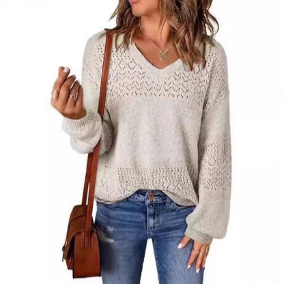 Pull en tricot aérien pour femmes Chic und Stil