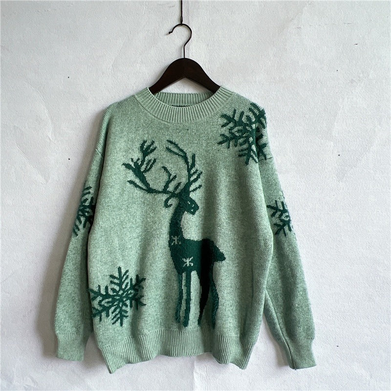 Pull de Noël pour femmes avec un design de renne festif et une qualité de tricot haut de gamme Chic und Stil