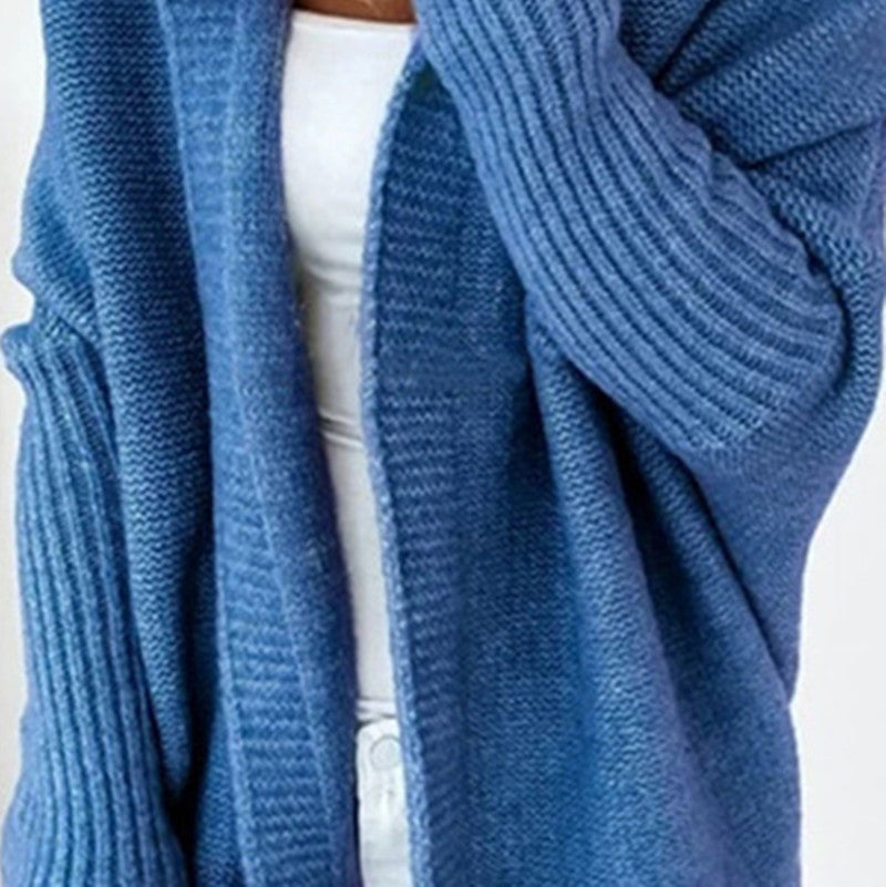 Dames Pull en tricot décontracté avec devant ouvert et fine texture Chic und Stil