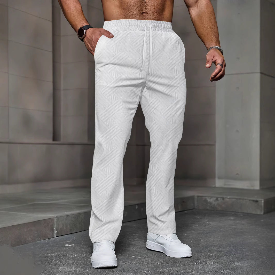 Casual pants for men with a modern structured design Chic und Stil