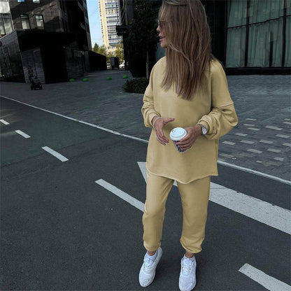 Ensemble décontracté pour femmes avec pull oversize et pantalons de jogging confortables Chic und Stil