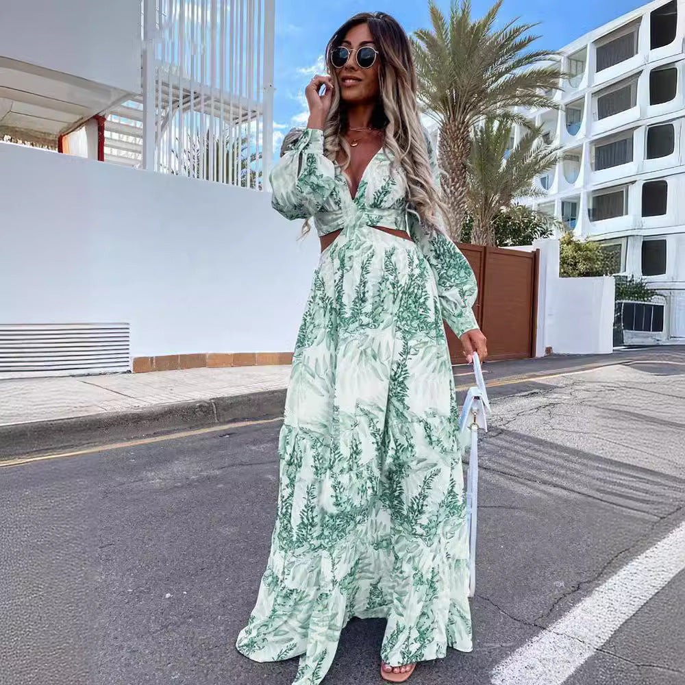 Robe Maxi Bohème Femme Chic und Stil
