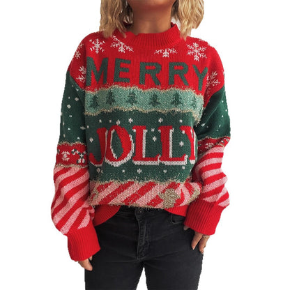 Pull en laine de Noël pour femmes avec motif unique et coupe confortable Chic und Stil