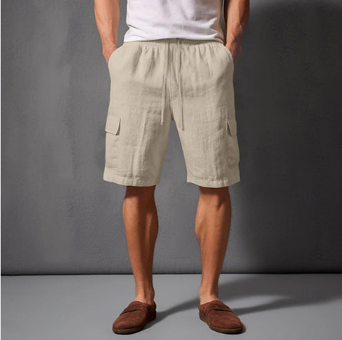 Shorts cargo multifonctionnels pour hommes avec poches latérales confortables et taille élastique Chic und Stil