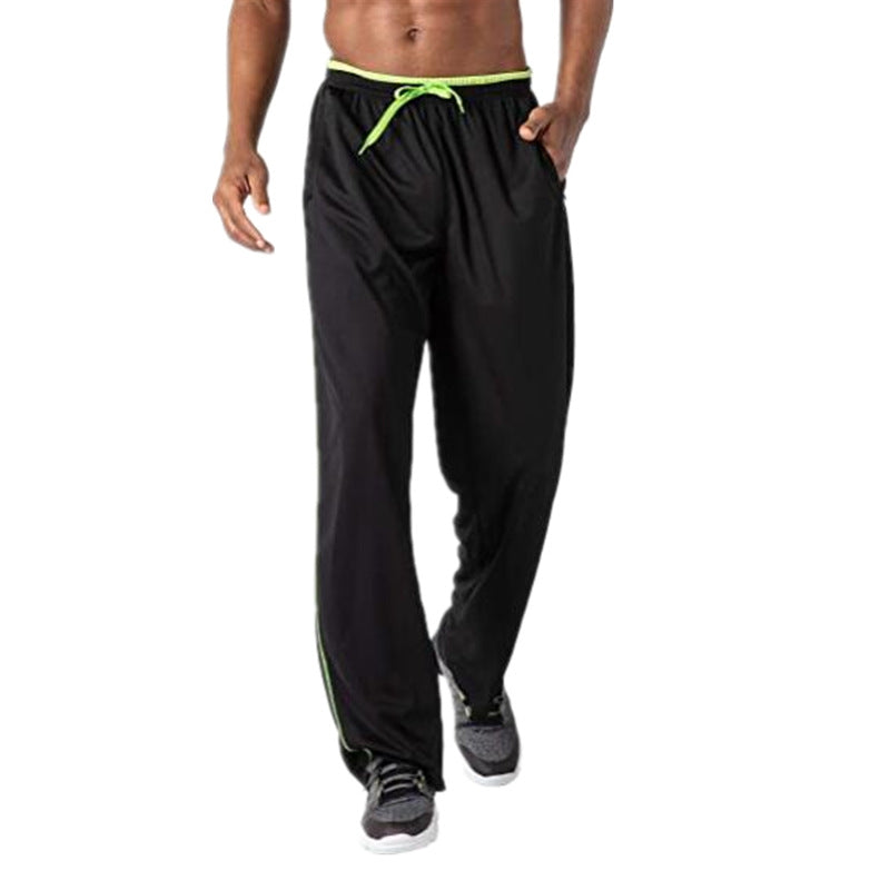 Pantalon d'entraînement sportif pour hommes avec bandes contrastées latérales Chic und Stil
