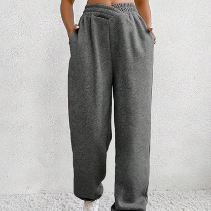 Ladies Comfortable Jogging Pants with an Elastic Waist and Practical Pockets Chic and Style