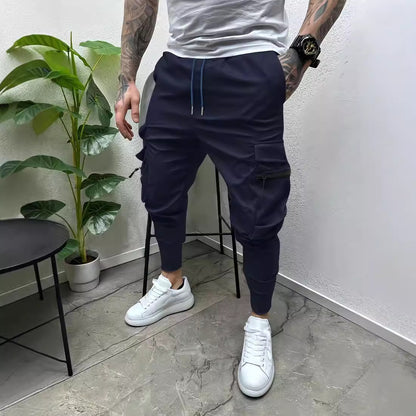 Pantalon de jogging cargo fuselé pour hommes Chic und Stil