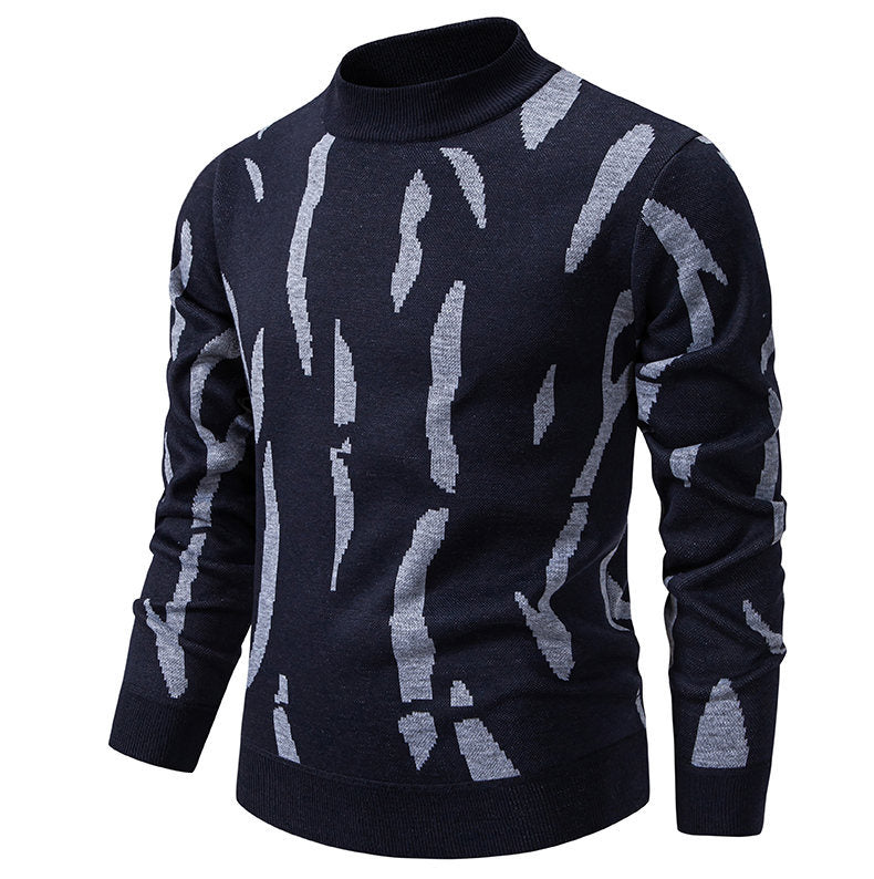 Pull mode pour hommes avec motif graphique Chic und Stil
