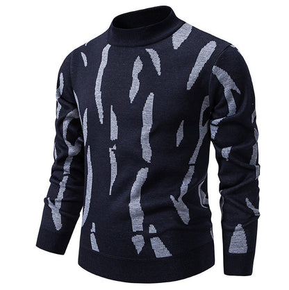 Pull mode pour hommes avec motif graphique Chic und Stil