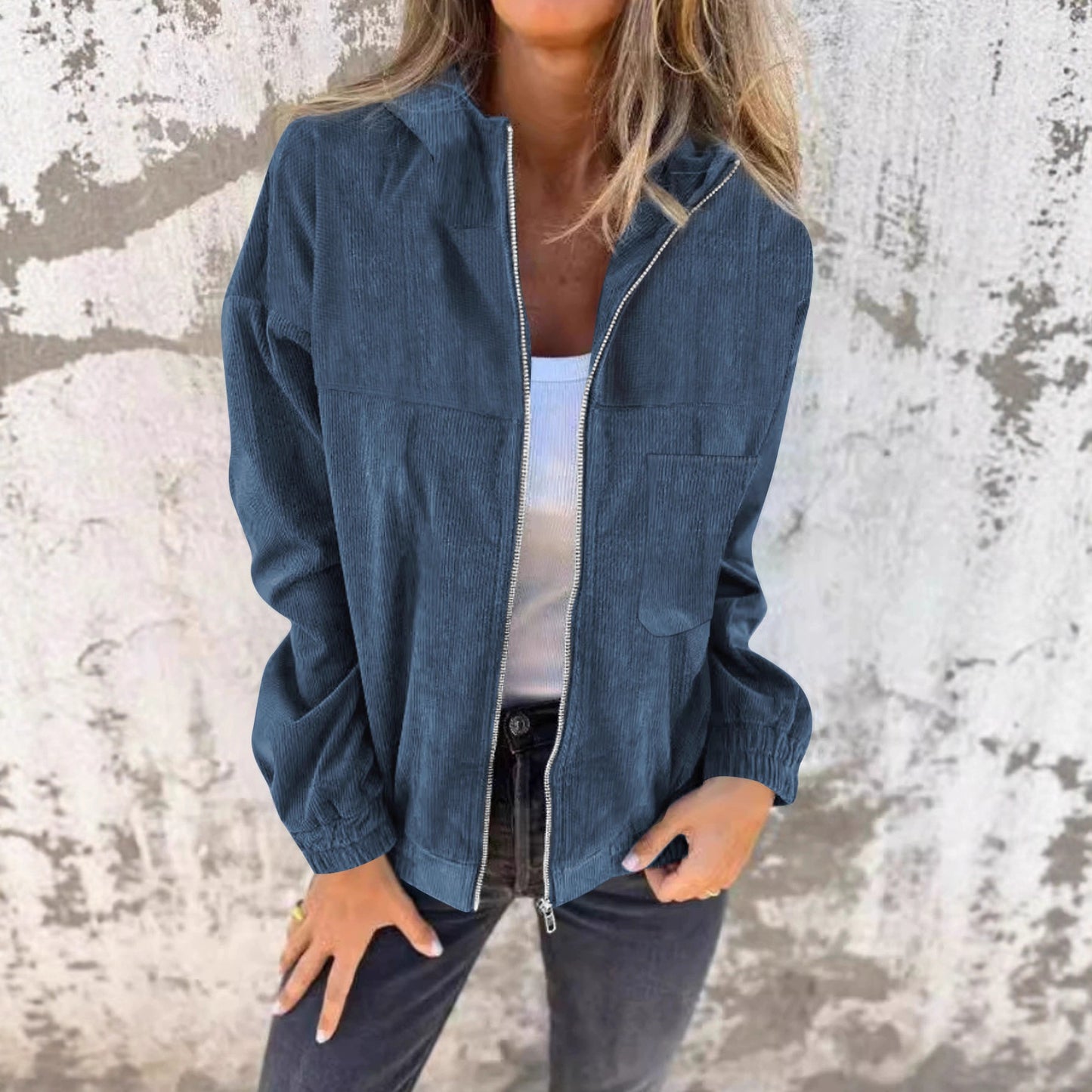 Dames coupe décontractée veste Chic und Stil