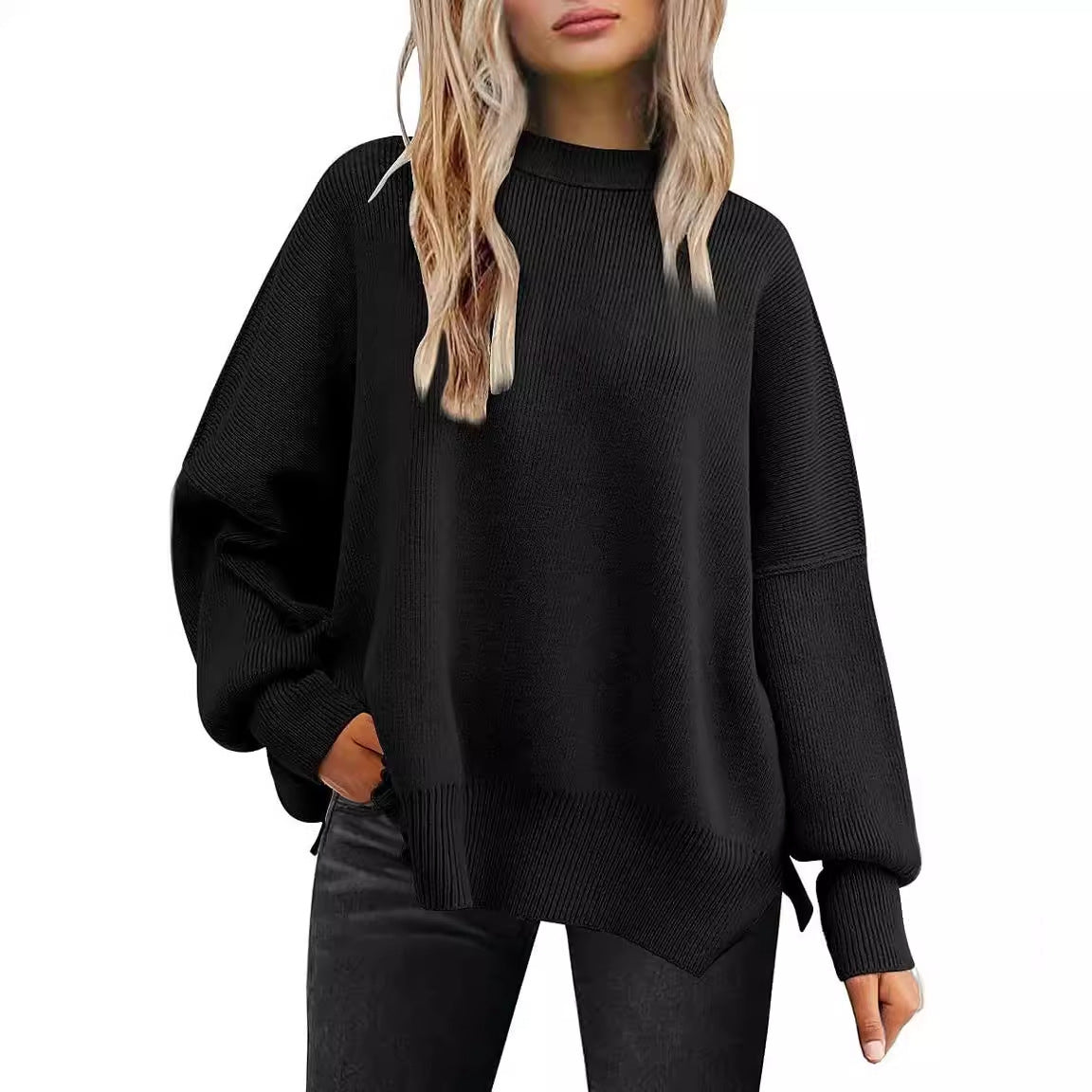 Pull en tricot décontracté Chic und Stil pour femmes